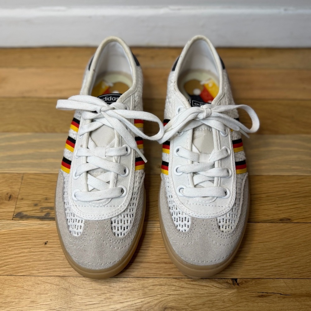 Adidas Originals Tischtennis White Mesh Sneakers Size 6.5 Mens Unisex - Picture 2 of 9